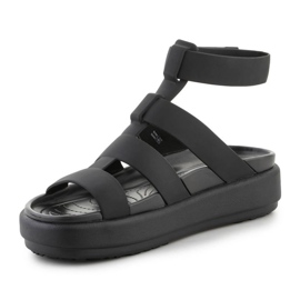 Crocs Brooklyn sandali gladiatore di lusso 209557-060 nero 2