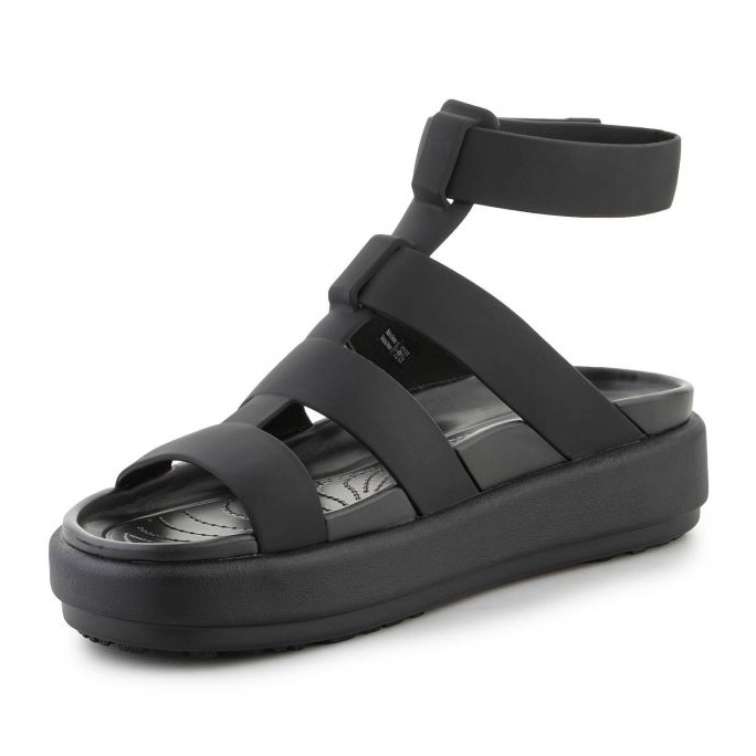 Crocs Brooklyn sandali gladiatore di lusso 209557-060 nero 2
