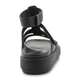 Crocs Brooklyn sandali gladiatore di lusso 209557-060 nero 3