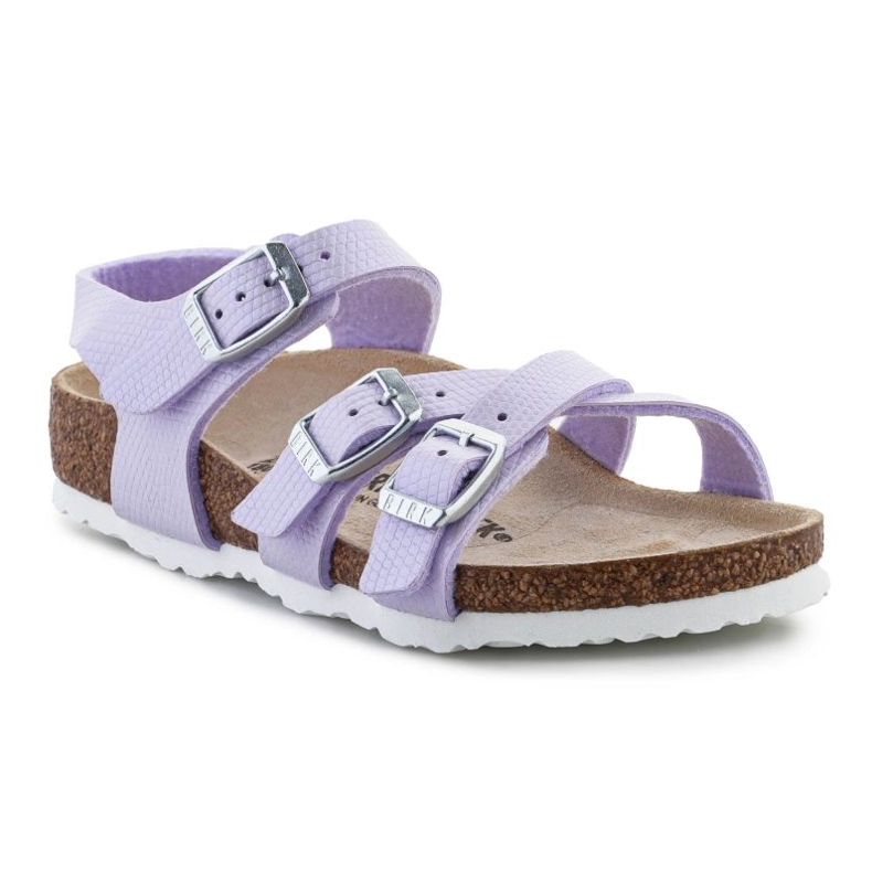 Sandali Birkenstock Kumba Shiny Lizard 1026907 viola 1