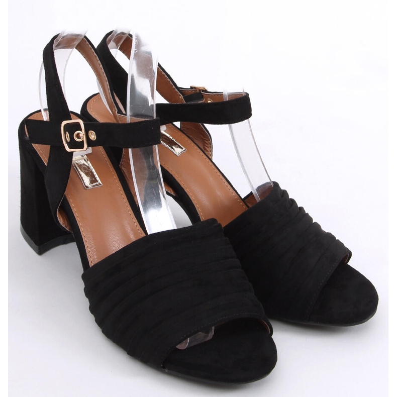 Marika Sandali neri con tacco alto nero 1