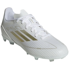 Scarpe da calcio Adidas F50 League FG/MG IF1366 bianca 1
