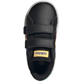 Scarpe Adidas Grand Court Lifestyle Hook and Loop HP8918 nero 1
