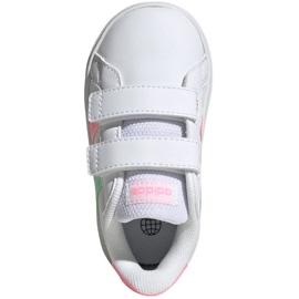Scarpe Adidas Grand Court Lifestyle Hook and Loop HP8917 bianca 1