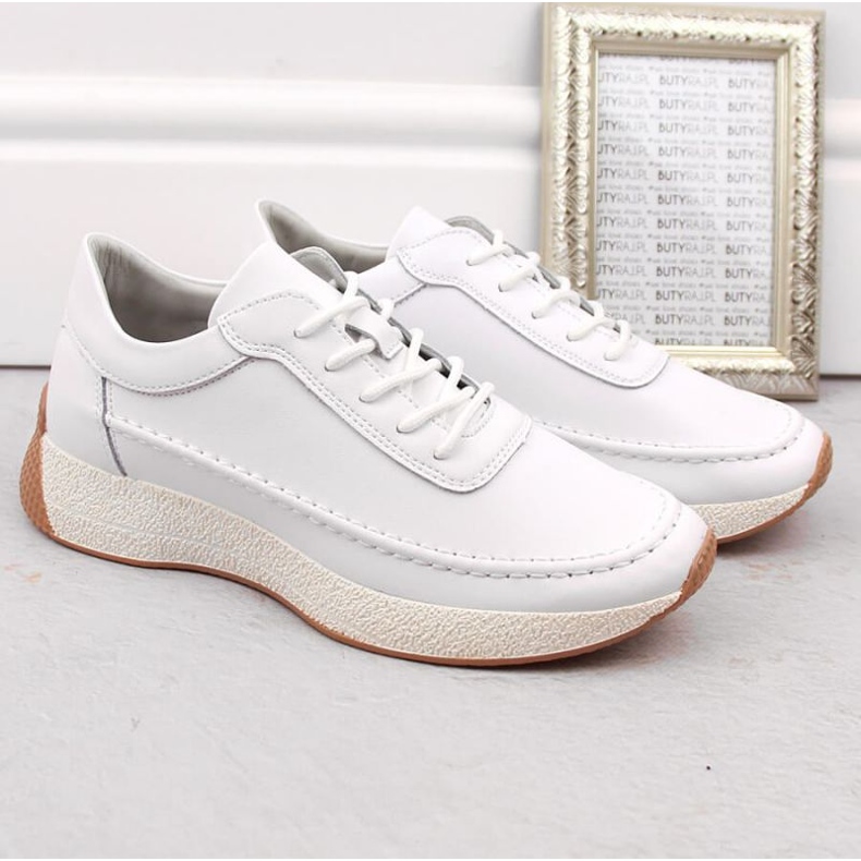 Scarpe sportive Sergio Leone SP013 SK432D bianca 2