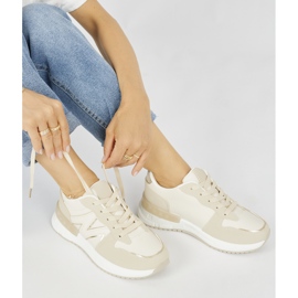 Comode sneakers da donna beige 1