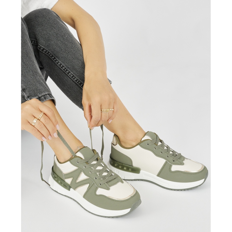 Comode sneakers da donna verdi verde 1
