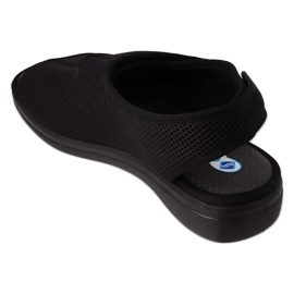 Dr.ORTO Befado sandali da uomo con velcro, pu 077M001, nero 2