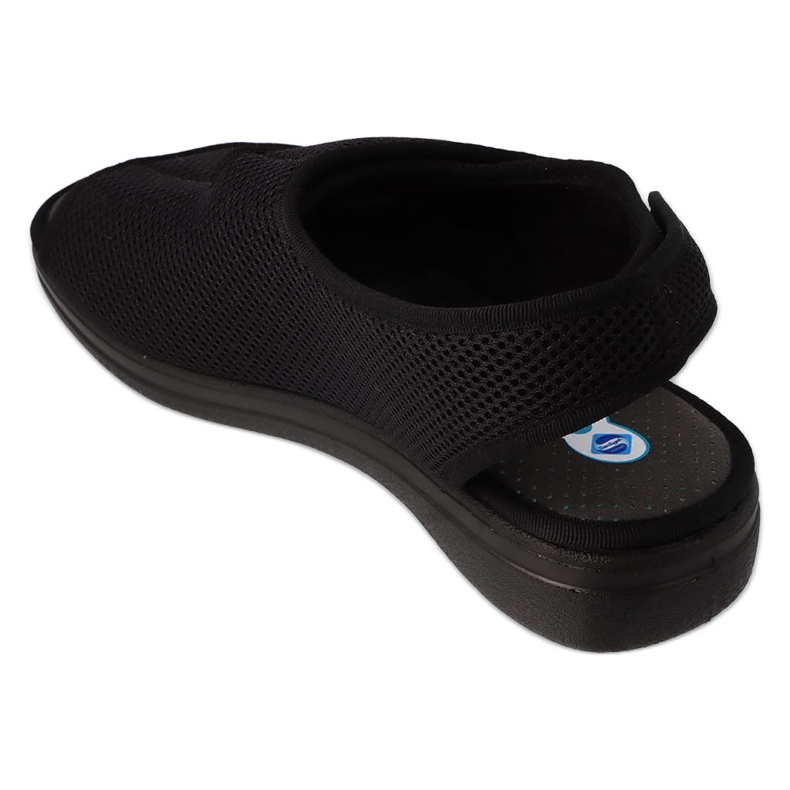 Dr.ORTO Befado sandali da uomo con velcro, pu 077M001, nero 2