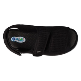 Dr.ORTO Befado sandali da uomo con velcro, pu 077M001, nero 3