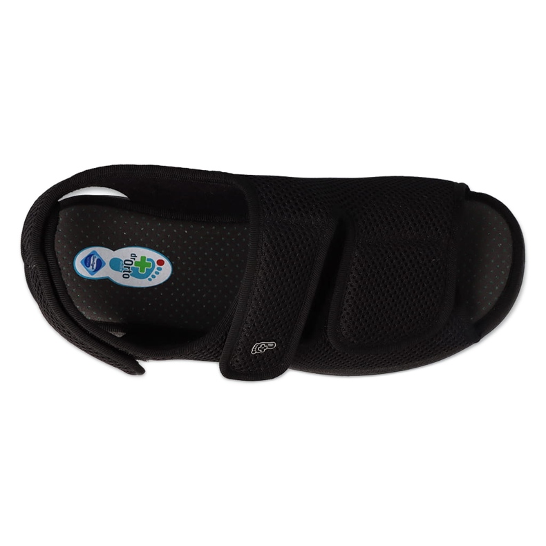 Dr.ORTO Befado sandali da uomo con velcro, pu 077M001, nero 3