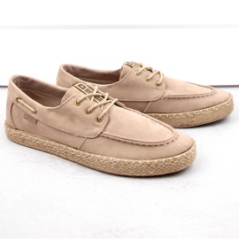 Espadrillas stringate da uomo Big Star NN174054 Beige 1