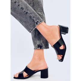 Sabot con tacco Vallon neri nero 2