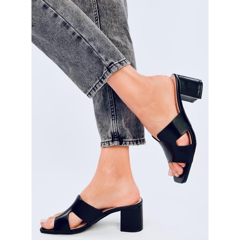 Sabot con tacco Vallon neri nero 2