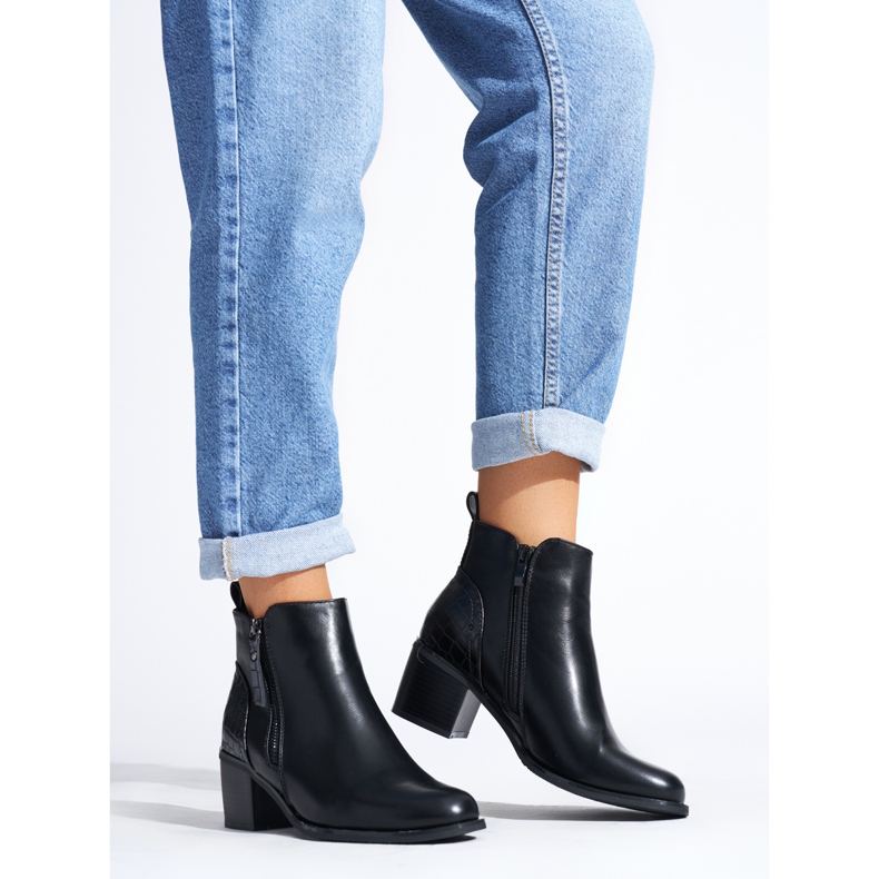 Stivaletti eleganti neri nero 1