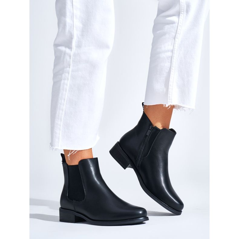 Stivaletti Chelsea neri da donna nero 2