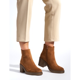 Stivaletti da donna marroni marrone 1