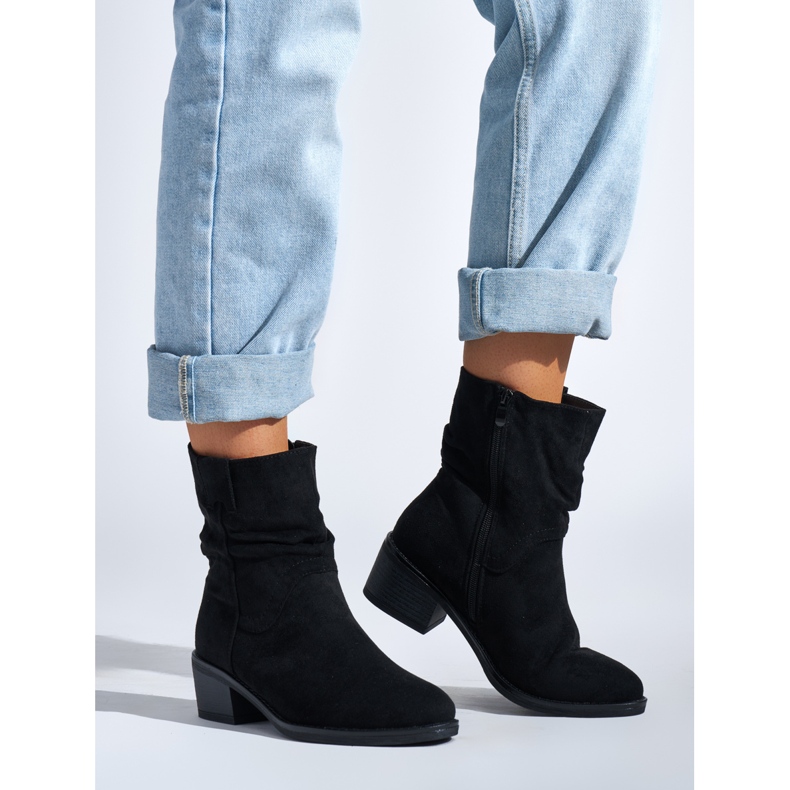 Stivali da cowboy neri da donna nero 1