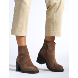 Stivaletti da donna marroni marrone 1