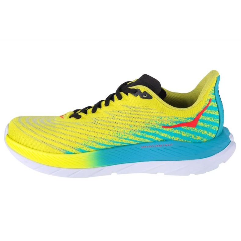 Scarpe Hoka Mach 5 1127893-EPSB giallo 1