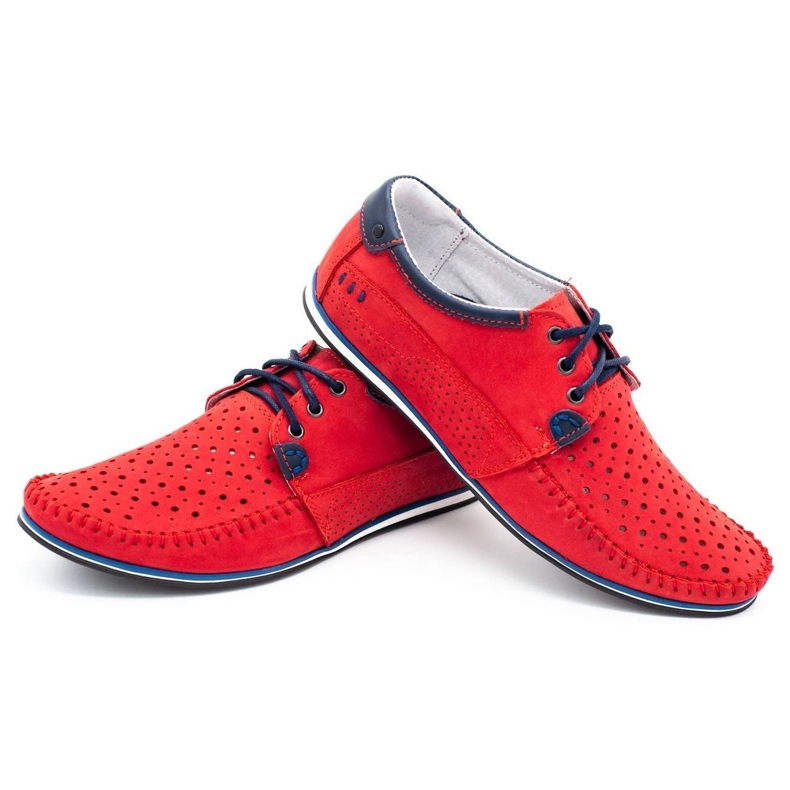 KOMODO MOAFERS SCARPE DEGGI 875 anni rossi rosso 4