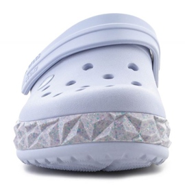Infradito Crocs Crockband Geometric Glitter Band Clog 210134-5AF viola 2