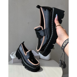 S.Barski Mocassini da Donna in Pelle D&amp;A MR870-32 Neri nero 2