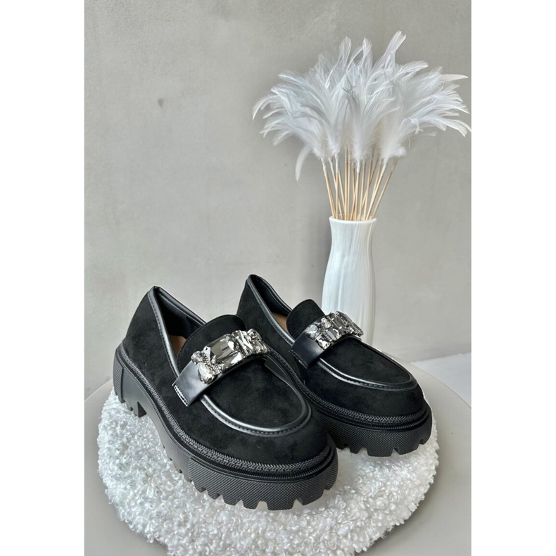 Mocassini Da Donna Con Cinturino Decorativo Nero Nancille 2