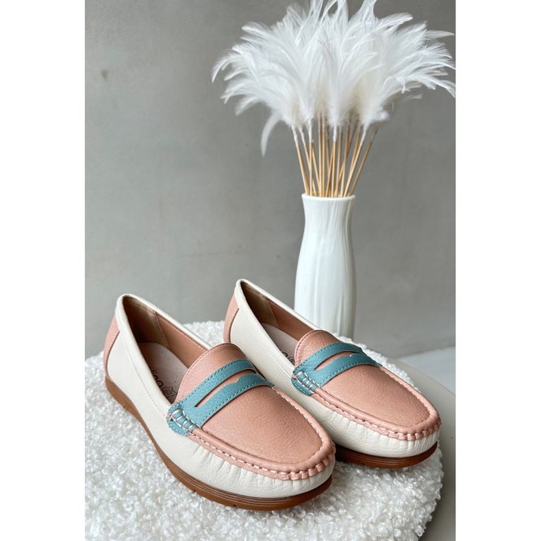 Mocassini da Donna in Ecopelle Rosa Vikitara 1