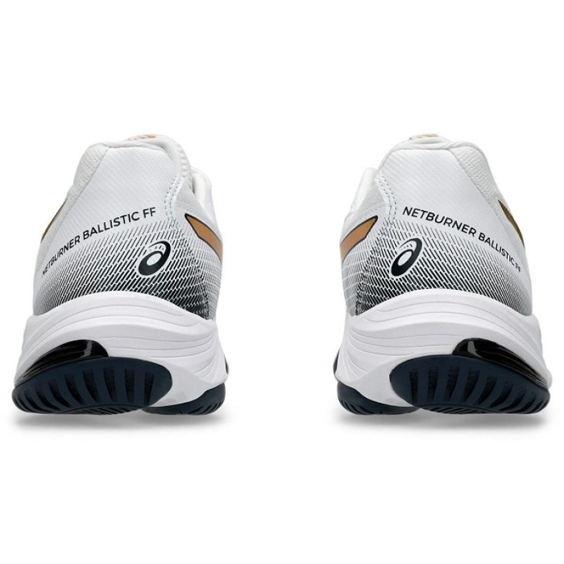 Scarpe Asics Netburner Ballistic Ff 3 1052A069110 bianca 2
