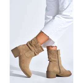 Stivali da cowboy beige da donna 2
