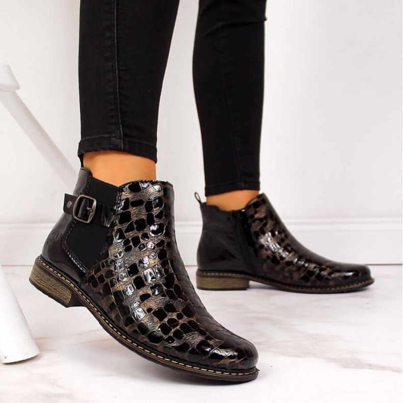 Stivaletti Chelsea Rieker W Z4965 2
