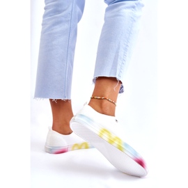 Sneaker femminili con colorato Big Star LL274237 White bianco 2