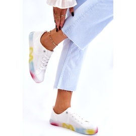 Sneaker femminili con colorato Big Star LL274237 White bianca 1