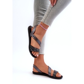 Sandali da donna 82429 Ipanema Vibe Sandal Fem Nero e Argento 3
