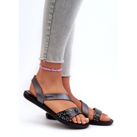 Sandali da donna 82429 Ipanema Vibe Sandal Fem Nero e Argento 1