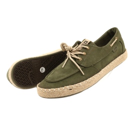 Espadrillas stringate da uomo Big Star NN174055 Cachi verde 4