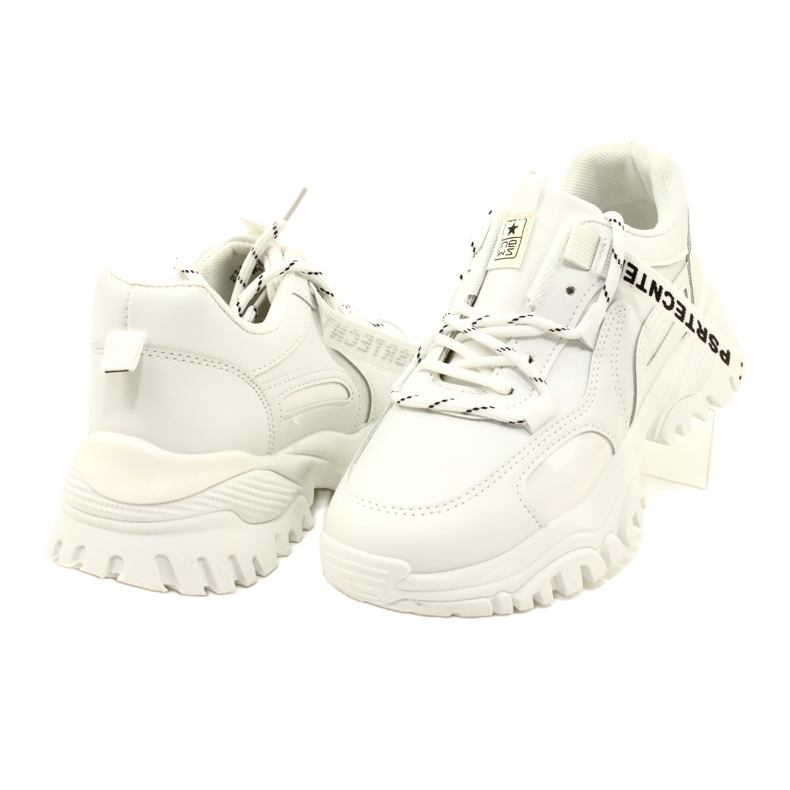 Evento Sneakers sportive da donna News 21SP26-3925 bianche bianca 5