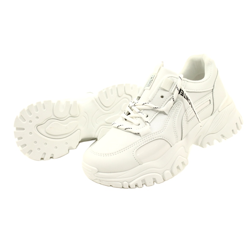 Evento Sneakers sportive da donna News 21SP26-3925 bianche bianco 6