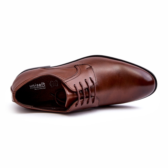 Scarpe da uomo in pelle marrone 2