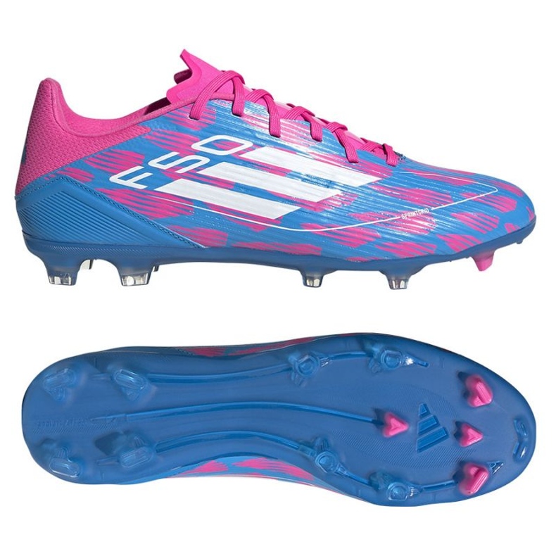 Scarpe Adidas F50 League FG/MG IE0603 blu 1