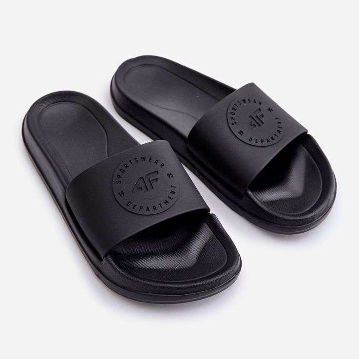 Ciabatte per bambini 4FJMM00FFLIF016A-20S Nere nero 2