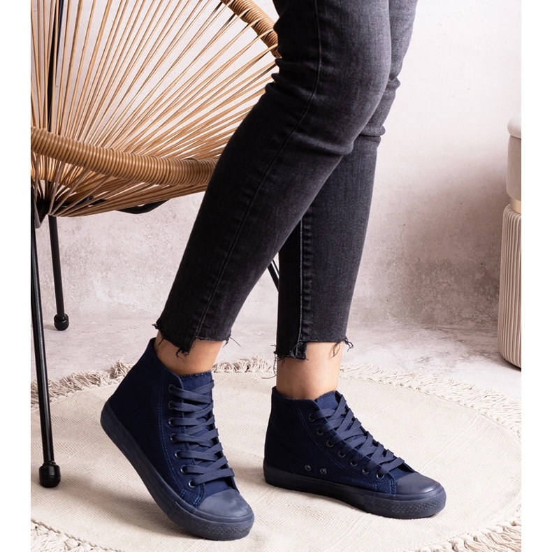 Sneakers alte blu navy di Raffie 1