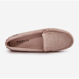 Mocassini Traforati da Donna Rasirna Beige Chiaro 1