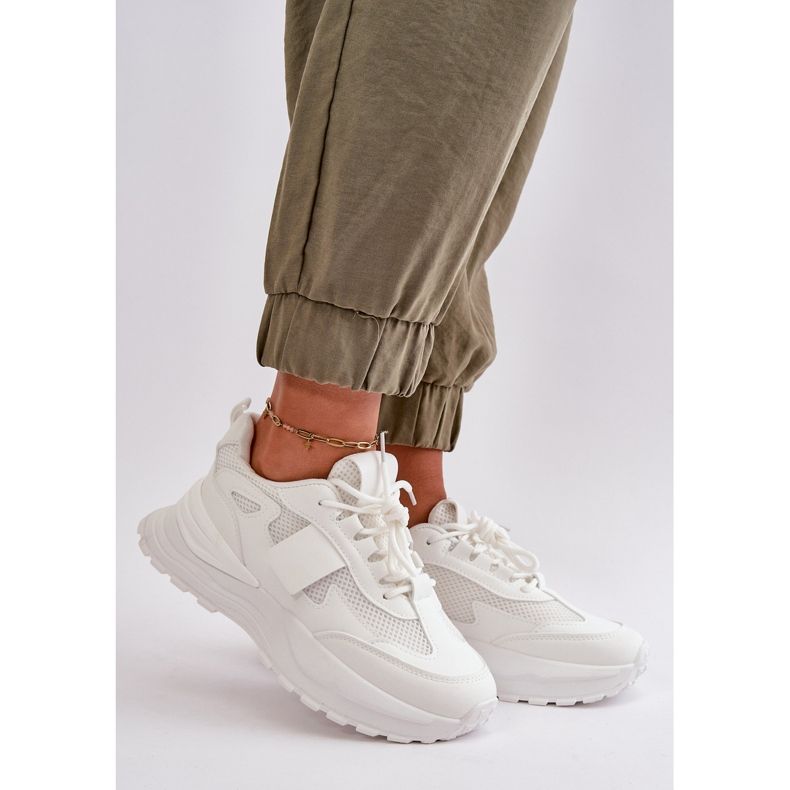 Sneakers Platform da Donna Bianca Nevelaine 1