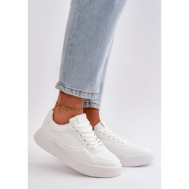 Sneakers Classiche da Donna Realizzate in Eco Pelle, Meriora Bianco 1