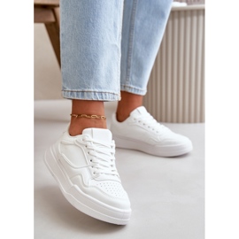 Sneakers Classiche da Donna Realizzate in Eco Pelle, Meriora Bianco 2