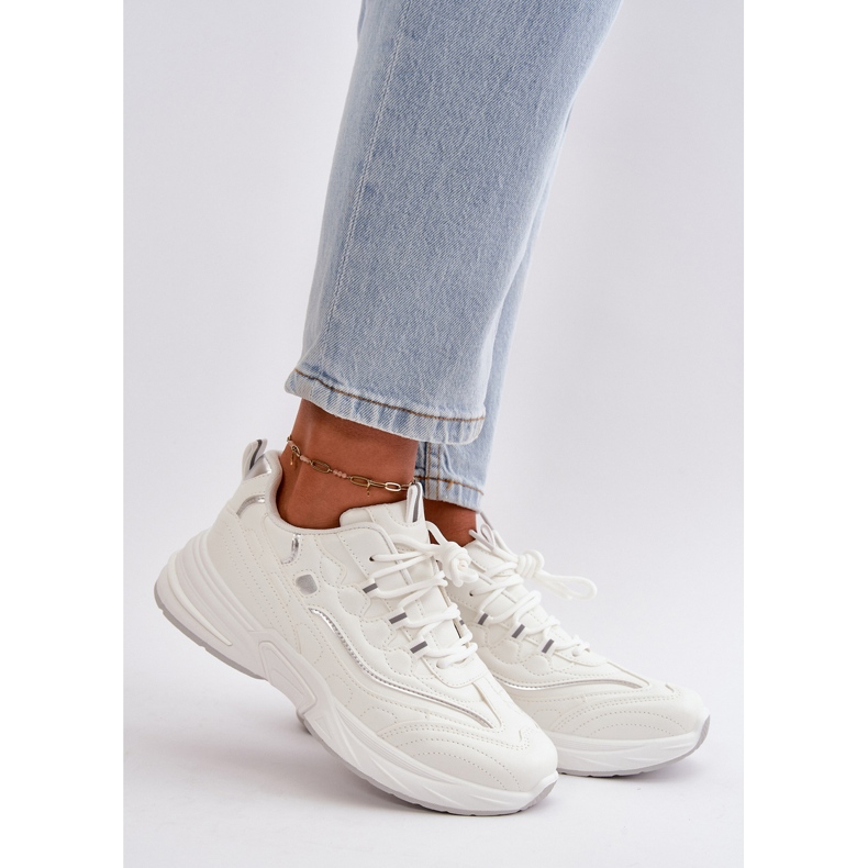 Scarpe Sportive Sneakers Eco Pelle Bianca Verilisse bianco 1