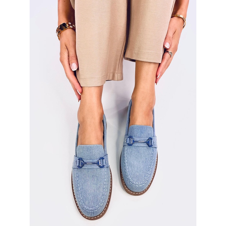 Mocassini da donna States Jeans blu 1