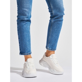 Scarpe da ginnastica bianche da donna bianca 2